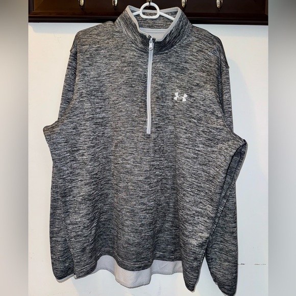Under Armour Gray Quarter-Zip Pullover Size XL - Picture 1 of 5